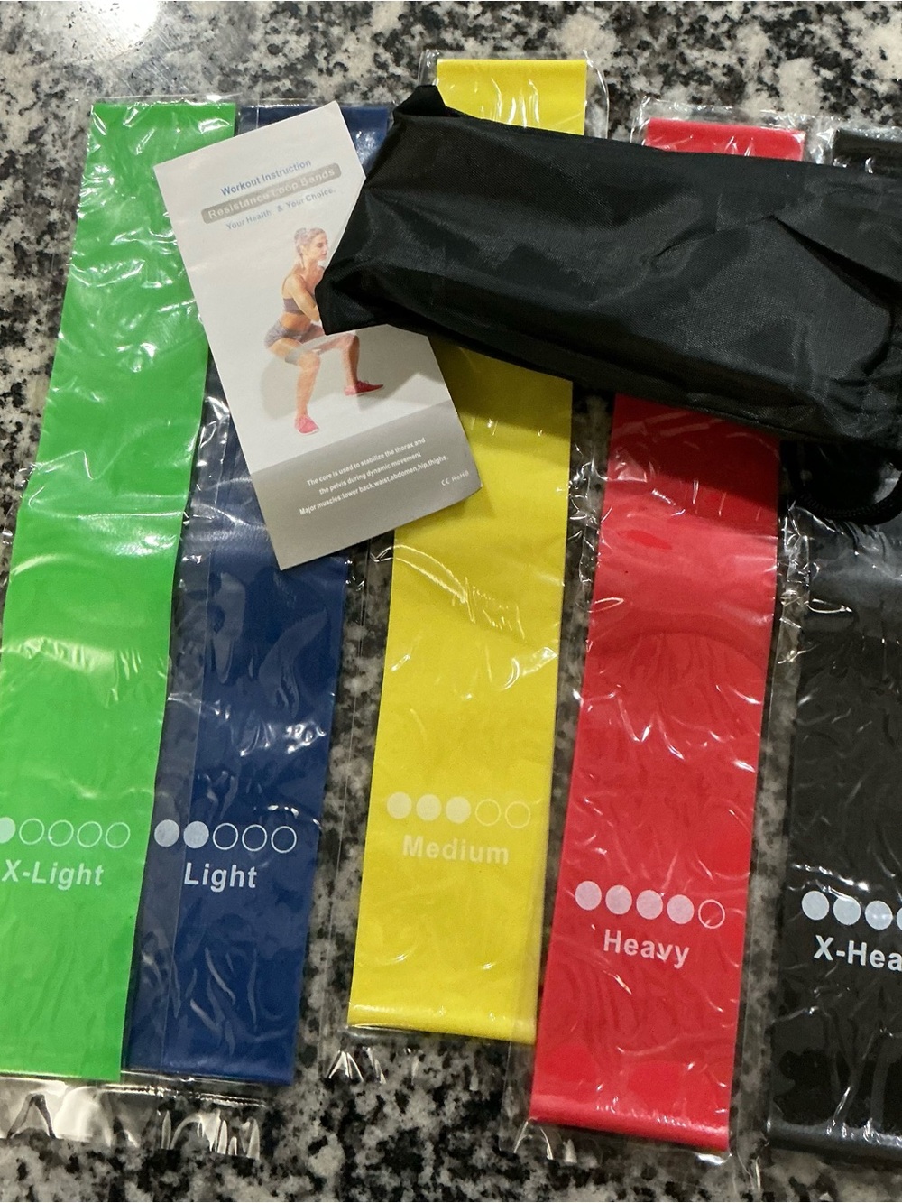 Resistance Loop Bands Set - Multicolor - Picture 3 of 3